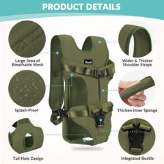 Lukovee sac-dos-chien boucles sécurité — ajustement sûr pendant les activités.