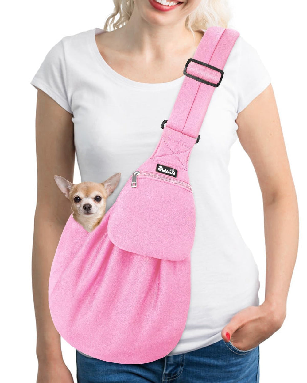 Lukovee sac-portage animal avec épaule rembourrée pour petit chien.