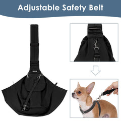 Lukovee sac porte-chien: poche zippée pratique pour objets essentiels