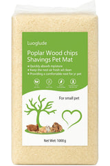 Luoglude copeaux tremble naturels – absorption élevée pour petits animaux.
