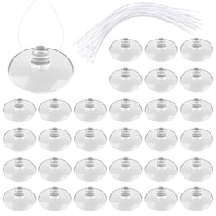 Ventouses LUSTRIB transparentes pour parois lisses offrant une adhérence fiable.