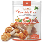 LuvChew os poulet chien medium, emballage clair et attrayant.