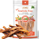 LuvChew twists boeuf naturel, friandise savoureuse favorisant la mastication chez les chiens.