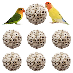 LWINGFLYER Balles Sola pour perroquet: jeu de mâchage naturel et stimulant.
