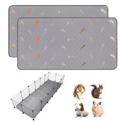 LWYMX tapis-cage cochon d'Inde 72x24: absorption élevée pour cage propre