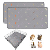LWYMX tapis-litière pour rongeurs, absorption élevée pour cage propre et sèche.