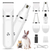 Lyrzzey kit toilettage 2-en-1 pour petits animaux, gain de temps.