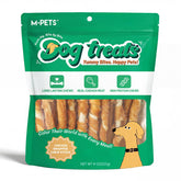 Friandise M-PETS bâtonnet poulet enrobé pour l'entraînement, saveur qui motive.