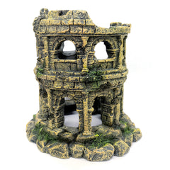 M2cbridge colonne romaine ronde, décor captivant pour aquarium vivant