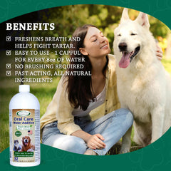 Mad About Organics additif eau dentaire chien menthe pour gencives saines