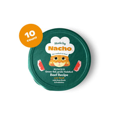 Made by Nacho: morceaux de boeuf haché dans un bouillon riche et appétissant.