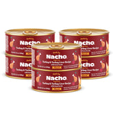 Made by Nacho: pâté dinde et foie, texture lisse facilitant l'appétit des chats.