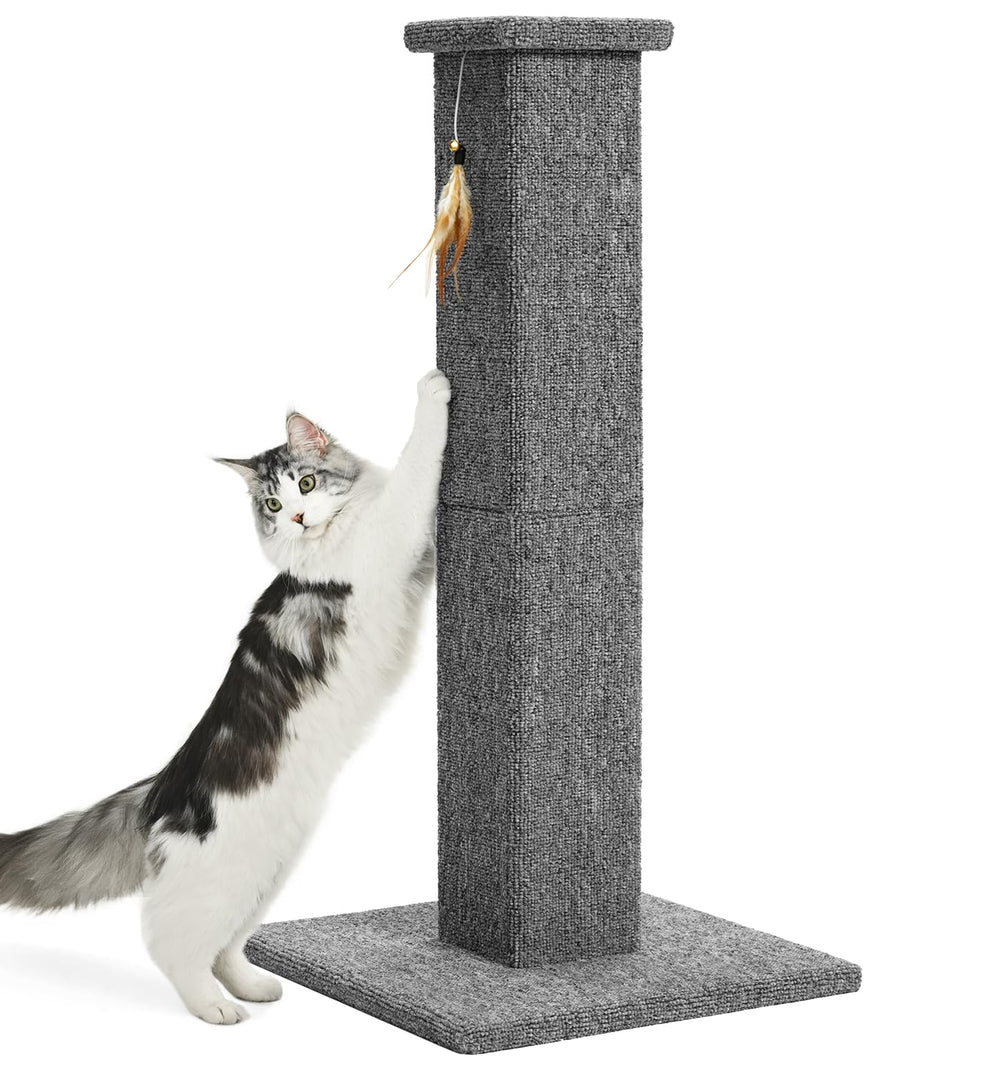 Made4Pets poteau grattage 32 pouces favorise l'étirement des chats.