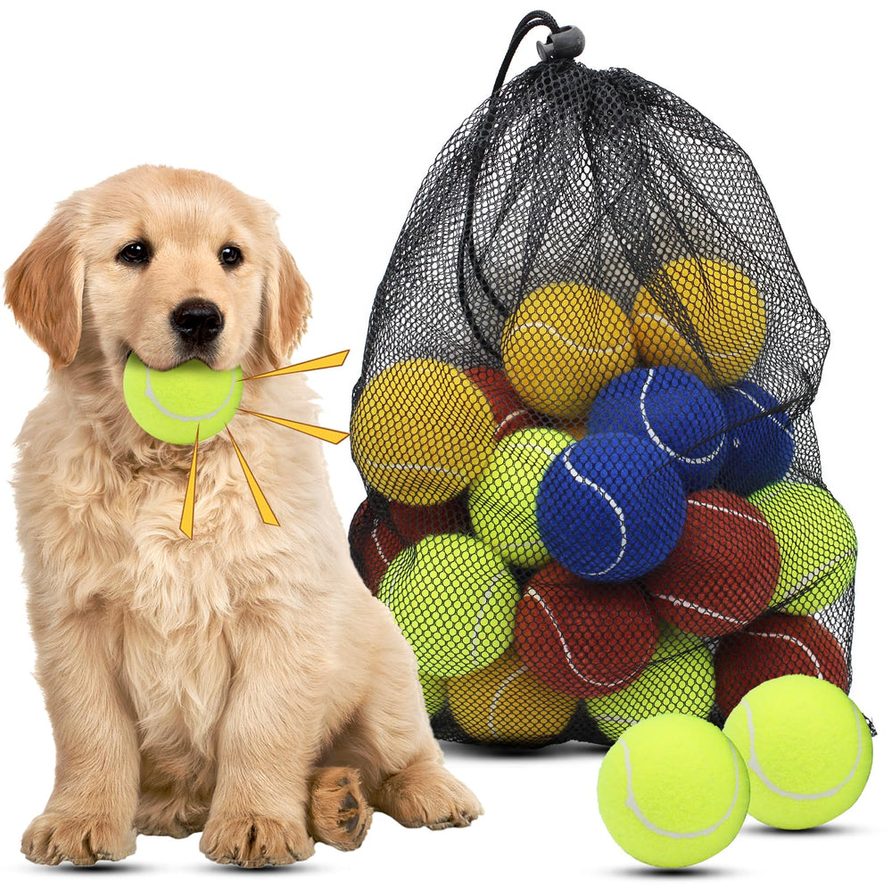 Magicorange balle de tennis chien 2,5 pouces flottante pour le lancer.
