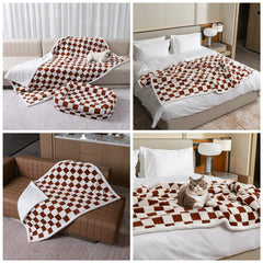 Maidewow couverture imperméable cafe carreaux protection canapé et lit