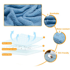 Maidewow protection meubles bleu protège le mobilier