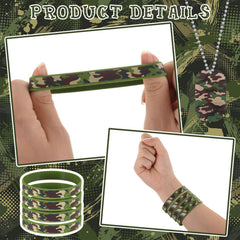 Maitys ensemble cadeau camouflage, idéal pour anniversaires et fêtes à thème.