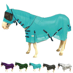 Drap anti-mouches Majestic Ally protège le cheval des insectes à l'extérieur.