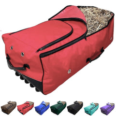 Majestic Ally sac-paille roulant avec roulettes, transport facilité du foin.