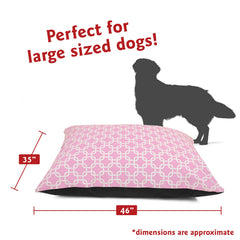Base antidérapante du lit Majestic Pet pour chien, stabilité lors des siestes.
