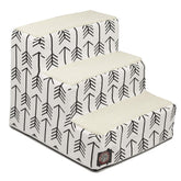 Escaliers Majestic Pet 3 etapes avec Sherpa pour le confort du chien et du chat.