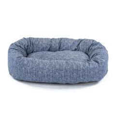 Lit bagel Majestic Pet 24 po, rebord rembourré favorisant le repos de la tête.