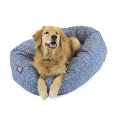 Majestic Pet lit-chien bagel confort : refuge moelleux pour sieste.