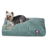 Lit chien rectangle Majestic Pet, lavable et confortable pour des siestes propres.