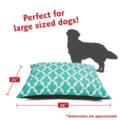 Lit chien rectangle Majestic Pet, base antidérapante, stabilité accrue pendant le sommeil.