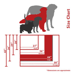 Lit Majestic Pet Villa Rectangle, adapté pour cage ou couchage autonome.