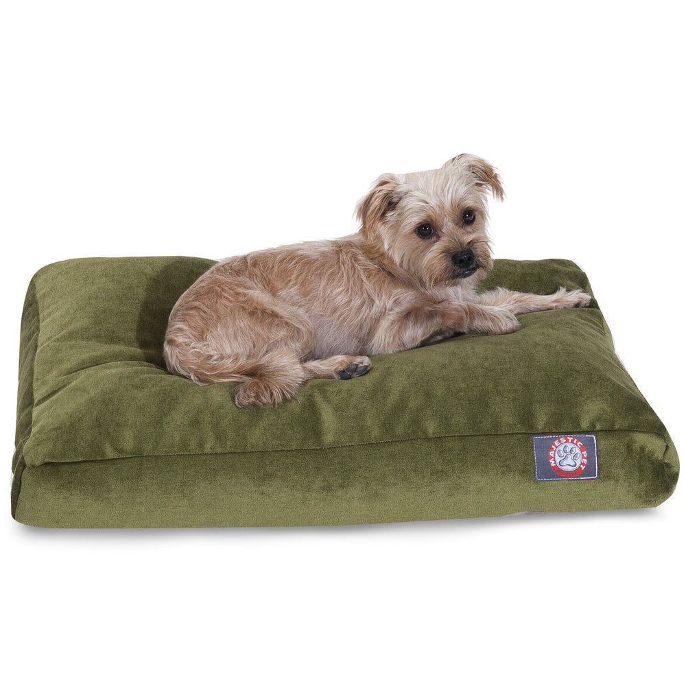 Lit Majestic Pet Villa Rectangle, lavable, pour des siestes confortables et faciles à nettoyer.