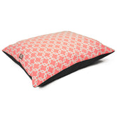 Majestic Pet lit chien rectangle corail, confort moelleux pour sieste.