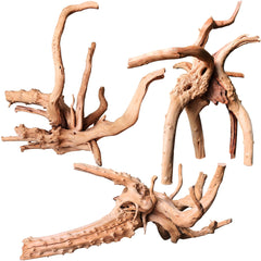 Majoywoo branche bois d'araignee 7-11 pouces, décor naturel pour aquarium.