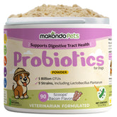 Makondo Pets Probiotiques Chiens - bocal : soutien digestif quotidien et équilibre intestinal.