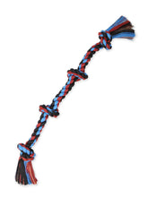 Mammoth Flossy Chews corde couleur 31 pouces, jouet de tir pour chiens XL, grande prise en main