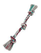 Jouet Mammoth Flossy Chews corde rouge, session interactive et flossage léger