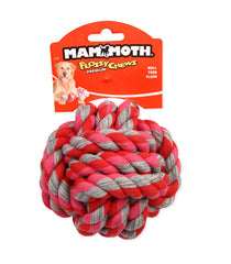 Jouet corde pour chien Mammoth Flossy Chews, idéal pour lancer et rapporter.