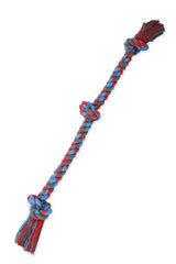 Mammoth Flossy Chews corde à 3 nœuds pour stimulation de la dentition pendant le jeu