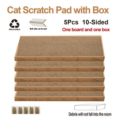 Carton durable pour grattoir chat Mankaide, fois multi-utilisation et long-lasting.