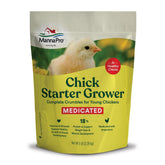 Sachet Manna Pro médicamenteux pour poussins favorisant un démarrage sain.
