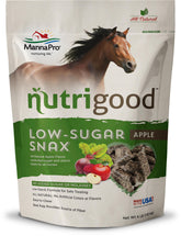 Manna Pro NutriGood Snax pomme, saveur naturelle, récompense idéale pour l'entraînement.