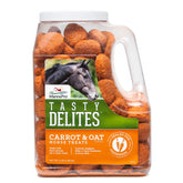 Manna Pro Tasty Delites, sachet saveur carotte, récompense savoureuse pour le cheval.
