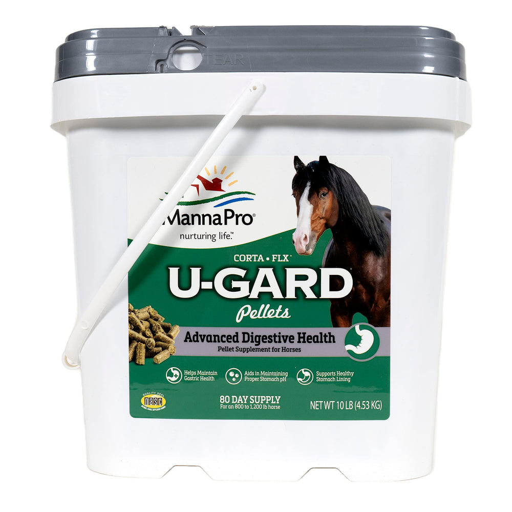 Manna Pro Corta-Flx U-Gard Pellets dans un seau pratique de 10 lb.