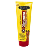 Pommade Corona de Manna Pro dans sa bouteille, apaise les irritations cutanées du cheval.