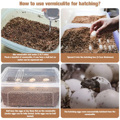 MAQIHAN Vermiculite incubateur œufs: respiration assurée