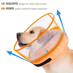 Mariyago collier inflable en anneau pour chien moyen, léger et agréable