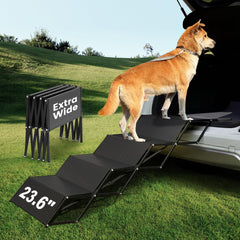 Marudina rampe chien extra-large 23,6 po : pliable et facile à ranger.