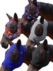 Mask-Tech – lot de 5 masques anti-mouches pour cheval, prêt pour l'emploi.