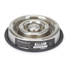 Master Grooming Tools ProSelect bol lent chien, favorise une alimentation plus lente et maîtrisée.