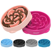 MateeyLife ensemble de bols puzzle rose et violet, 2 pièces, ralentissement de l’alimentation.